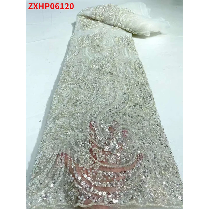 Gorgeous Nigerian Lace Beaded Fabric WIth African French High Class Net Tulle Mesh Cloth Woman Party Dress ZXPH06120 B
Gorgeous Nigerian Lace Beaded Fabric WIth African French High Class Net Tulle Mesh Cloth Woman Party Dress ZXPH06120 B