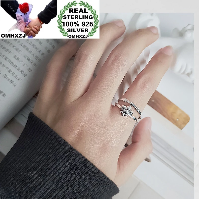 OMHXZJ Wholesale HC158 European Fashion Hot Fine Woman Girl Birthday Party Gift Vintage Cross 100% 925 Sterling Silver Open Ring
OMHXZJ Wholesale HC158 European Fashion Hot Fine Woman Girl Birthday Party Gift Vintage Cross 100% 925 Sterling Silver Open Ring