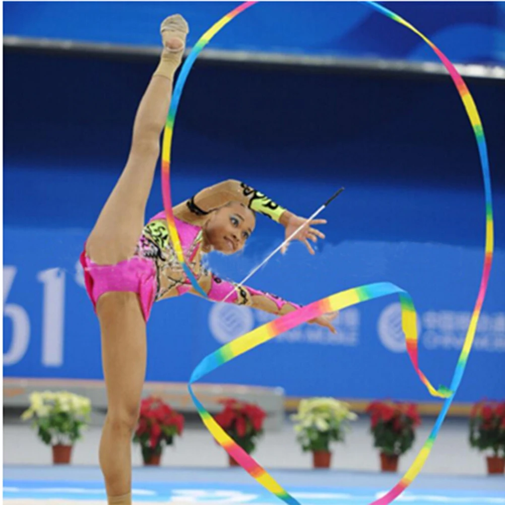 2M/4M Colorful Dance Ribbon Gym Ribbons Dance Ribbon Gym Rhythmic Gymnastics Rod Art Ballet Twirling Stick
2M/4M Colorful Dance Ribbon Gym Ribbons Dance Ribbon Gym Rhythmic Gymnastics Rod Art Ballet Twirling Stick