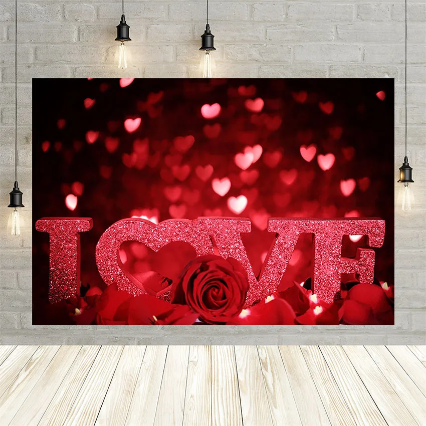 Avezano Valentine's Day Photography Background Red Rose Flower Glitter Love Bokeh Baby Shower Backdrop Photo Studio Photocall
Avezano Valentine's Day Photography Background Red Rose Flower Glitter Love Bokeh Baby Shower Backdrop Photo Studio Photocall