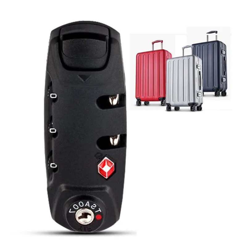3-значный замок с паролем со стальной проволокой для чемоданов LuggageTravel цифровой