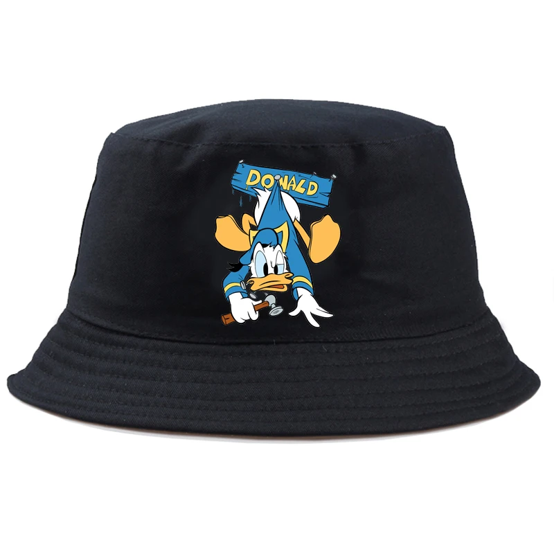 Disney Donald Duck New Bucket Hat Outdoor Cartoon Fashion Panama Cap Summer Man Women Double-sided Fedoras Casual Fishing Hat
Disney Donald Duck New Bucket Hat Outdoor Cartoon Fashion Panama Cap Summer Man Women Double-sided Fedoras Casual Fishing Hat