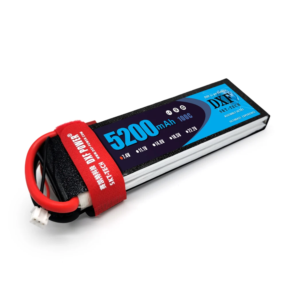 Аккумулятор lipo 2020 DXF 2 шт. батарея 2S 7 4 В 5200 мАч 100C Max 200C для игрушек и хобби
