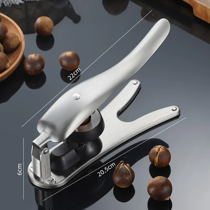Chestnut Opener Fast Hand Pressure 304Stainless Steel Chestnut Shell Multifunction Walnut Clip Thickening 2021 NEW Hot Quality
Chestnut Opener Fast Hand Pressure 304Stainless Steel Chestnut Shell Multifunction Walnut Clip Thickening 2021 NEW Hot Quality