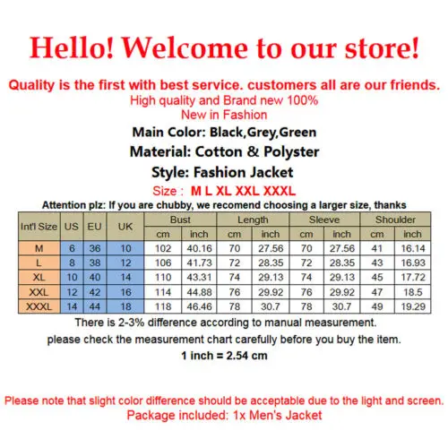 New Men Winter Zip Up Slim Collar Shoulder Ruched Jacket Tops Long Sleeve Casual Coat Outerwear Fleece Jacket
New Men Winter Zip Up Slim Collar Shoulder Ruched Jacket Tops Long Sleeve Casual Coat Outerwear Fleece Jacket