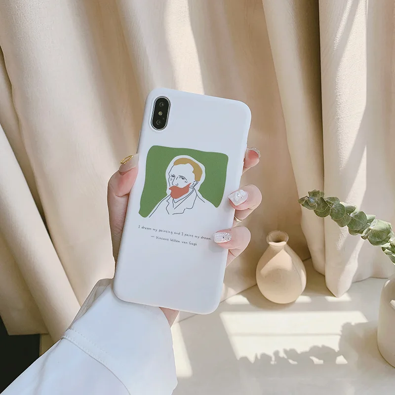 Retro Van Gogh line painting poster letters Phone Case For iPhone 11 Pro Max Xs Max Xr X 7 8 Plus 7Plus case Cute silicone cover
Retro Van Gogh line painting poster letters Phone Case For iPhone 11 Pro Max Xs Max Xr X 7 8 Plus 7Plus case Cute silicone cover