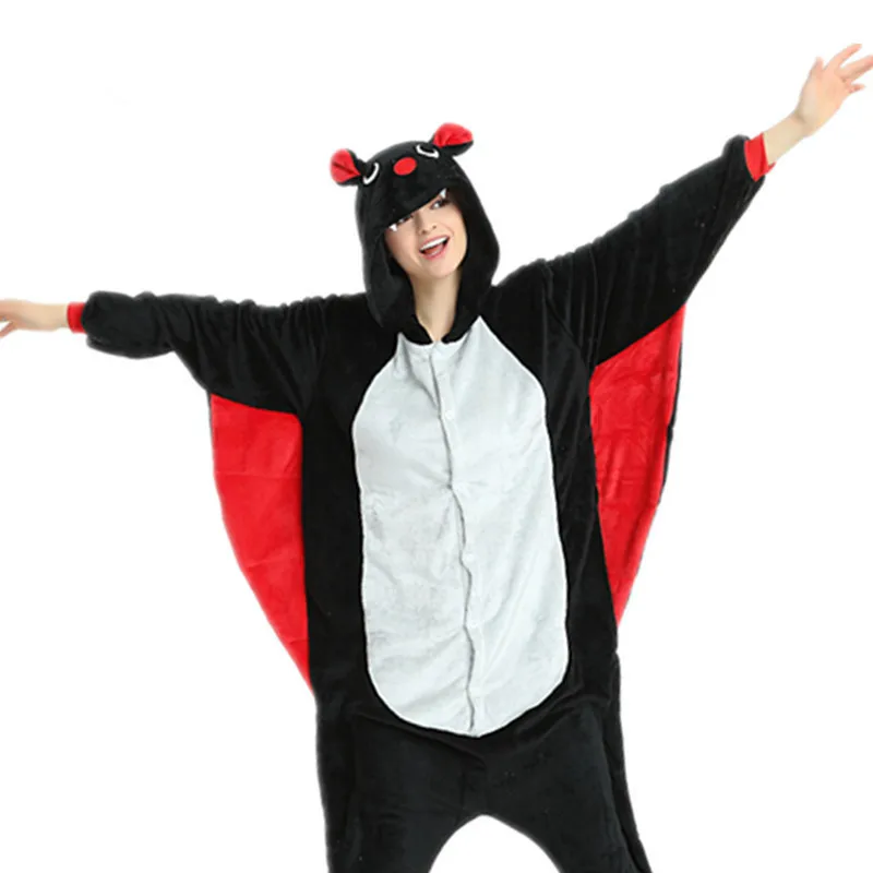 2019 Halloween Adult Bat Kigurumi Cosplay Costume Flannel Female Outfits Jumpsuits Bodysuits Women Onesie Hoodie Pajamas
2019 Halloween Adult Bat Kigurumi Cosplay Costume Flannel Female Outfits Jumpsuits Bodysuits Women Onesie Hoodie Pajamas