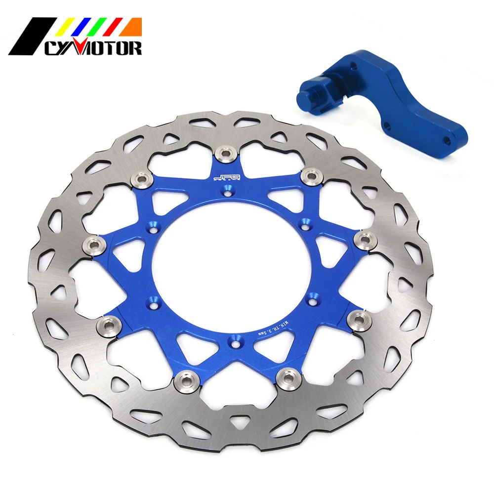 

320MM Floating Brake Discs Rotor and Bracket For YAMAHA YZ125 YZ250 WR125 WR250 YZ WR 250 400 426 450 F 250F 400F 426F 450F