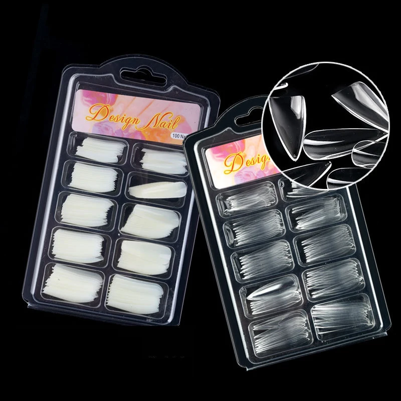 100Pcs Fake Nail Transparent Fake Nail Water Drop Shape Acrylic Clear Half Cover Nail Extension Manicure DIY Tool Accessories
100Pcs Fake Nail Transparent Fake Nail Water Drop Shape Acrylic Clear Half Cover Nail Extension Manicure DIY Tool Accessories