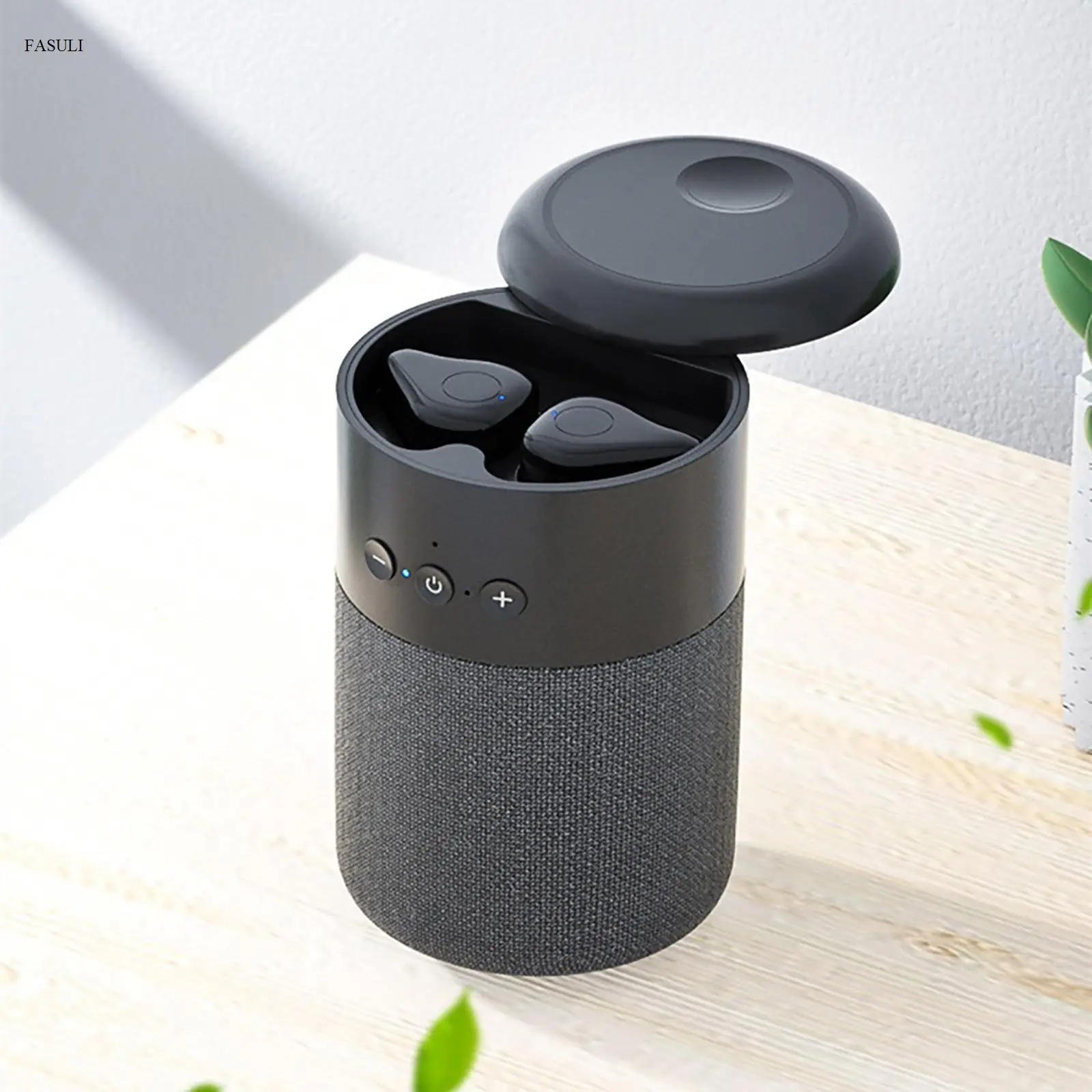 

B20 Mini Bluetooth Earphone Wireless Speaker Touch Outdoor 2in1 Wireless Headphone Portable Audio And Large Volume Earbud