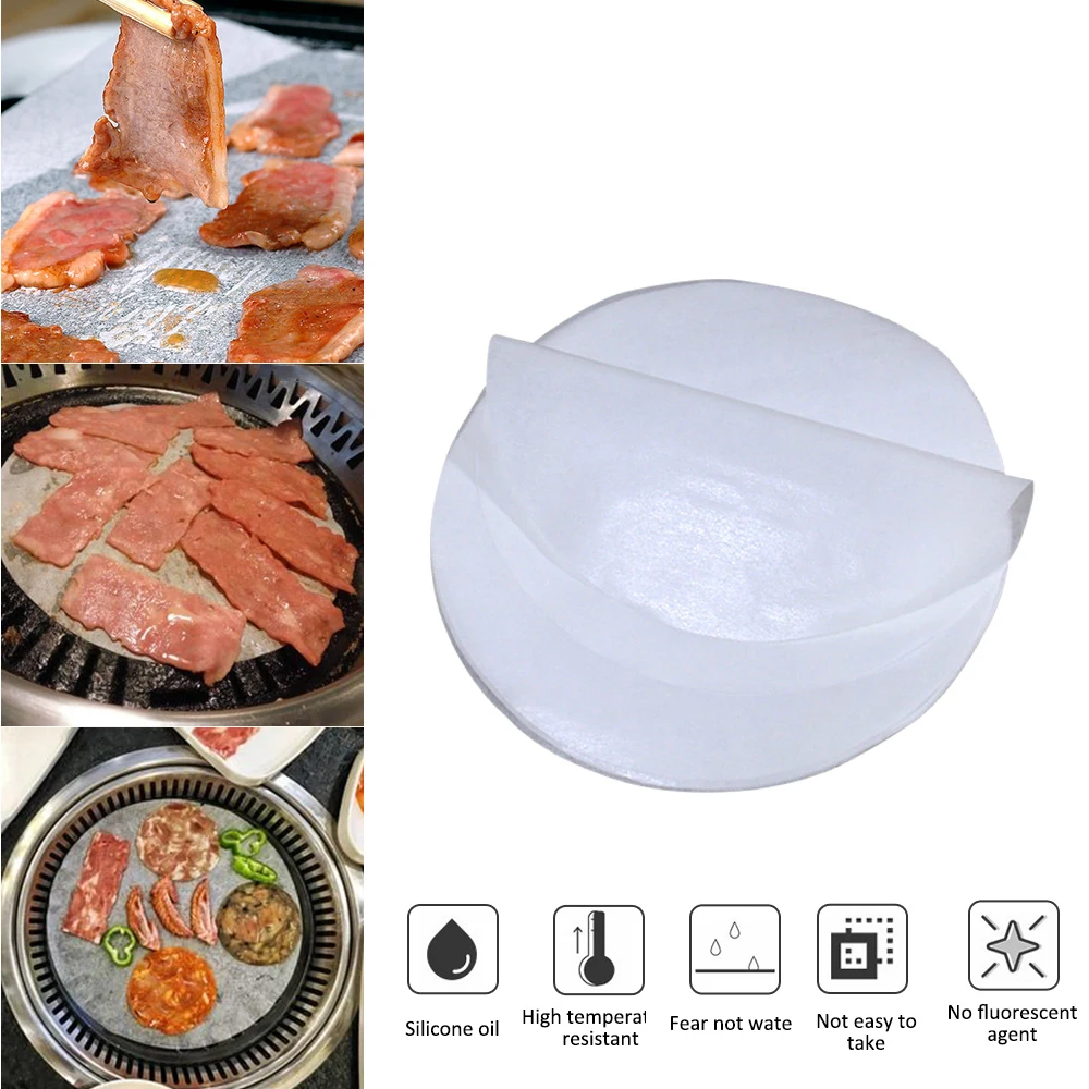 50pcs Baking Paper High Quality Parchment Patty Paper Liners Safe For Kitchen Oven And Electronic BBQ Grill Wax Paper Hamburger
50pcs Baking Paper High Quality Parchment Patty Paper Liners Safe For Kitchen Oven And Electronic BBQ Grill Wax Paper Hamburger