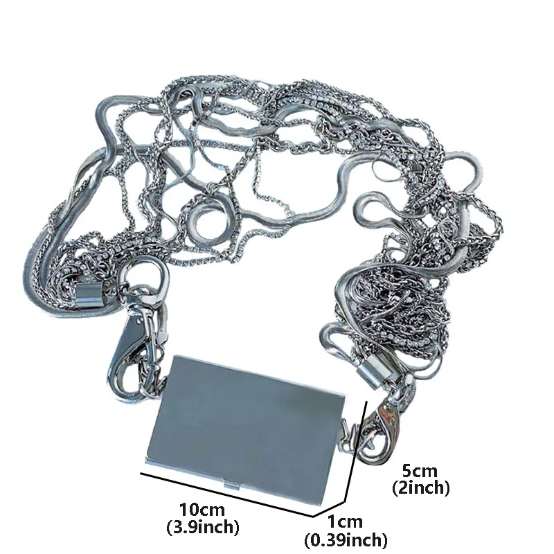 Mini Multi-chain Crossbody Bags For Women Brand Designer Metal Card Holder Woman Shoulder Bag Small Square Accessory Women's Bag
Mini Multi-chain Crossbody Bags For Women Brand Designer Metal Card Holder Woman Shoulder Bag Small Square Accessory Women's Bag