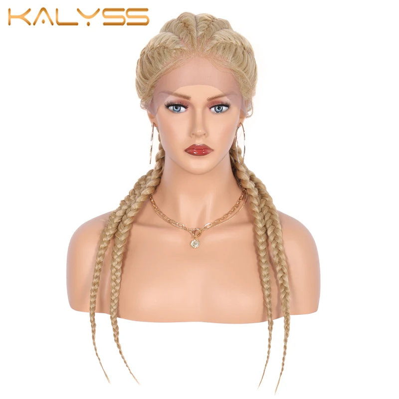 Kalyss 26 "плетеные парики, кружевные Передние синтетические, двойной голландский кукурузный парик для черных женщин, парик в коробке
Kalyss 26 "плетеные парики, кружевные Передние синтетические, двойной голландский кукурузный парик для черных женщин, парик в коробке