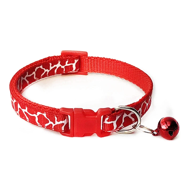1Pcs Cute Colorful Pet Cat Collar Fashion Crack Print Nylon Pet Cat Collar Adjustable Pet Collars for Puppy Kitten With Bell
1Pcs Cute Colorful Pet Cat Collar Fashion Crack Print Nylon Pet Cat Collar Adjustable Pet Collars for Puppy Kitten With Bell
