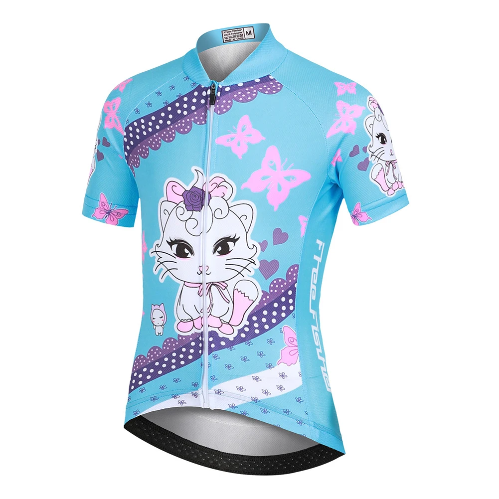 Girls Cycling Short Sleeve Jersey MTB Riding Bicycle Tops for Kids Mesh Breathable Soft Boys Biking Outdoor Sportswear
Girls Cycling Short Sleeve Jersey MTB Riding Bicycle Tops for Kids Mesh Breathable Soft Boys Biking Outdoor Sportswear