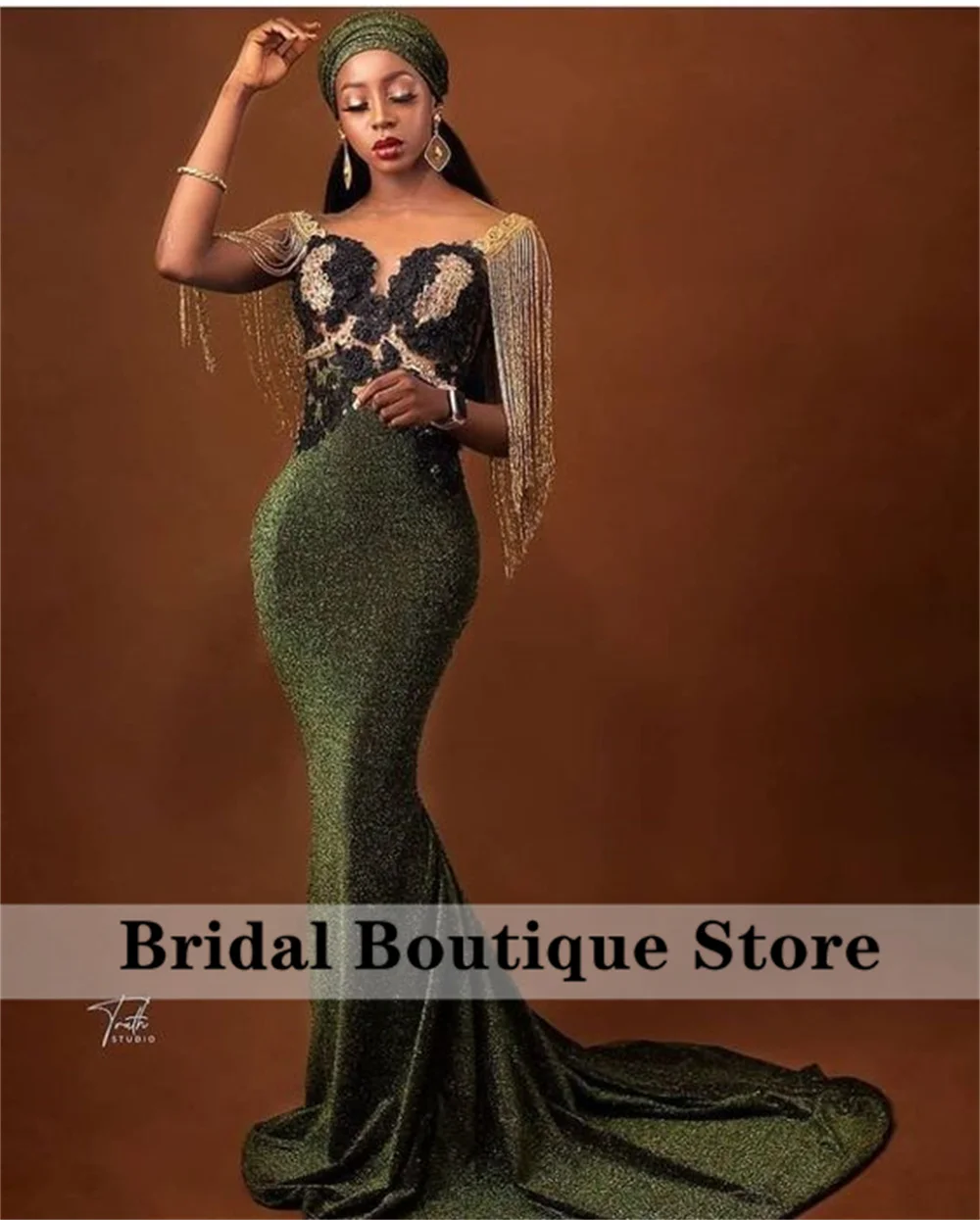 Shining Mermaid African Evening Dresses With Tassels Beaded Appliques Elegant Maxi Prom Gowns Robe De Soiree
Shining Mermaid African Evening Dresses With Tassels Beaded Appliques Elegant Maxi Prom Gowns Robe De Soiree