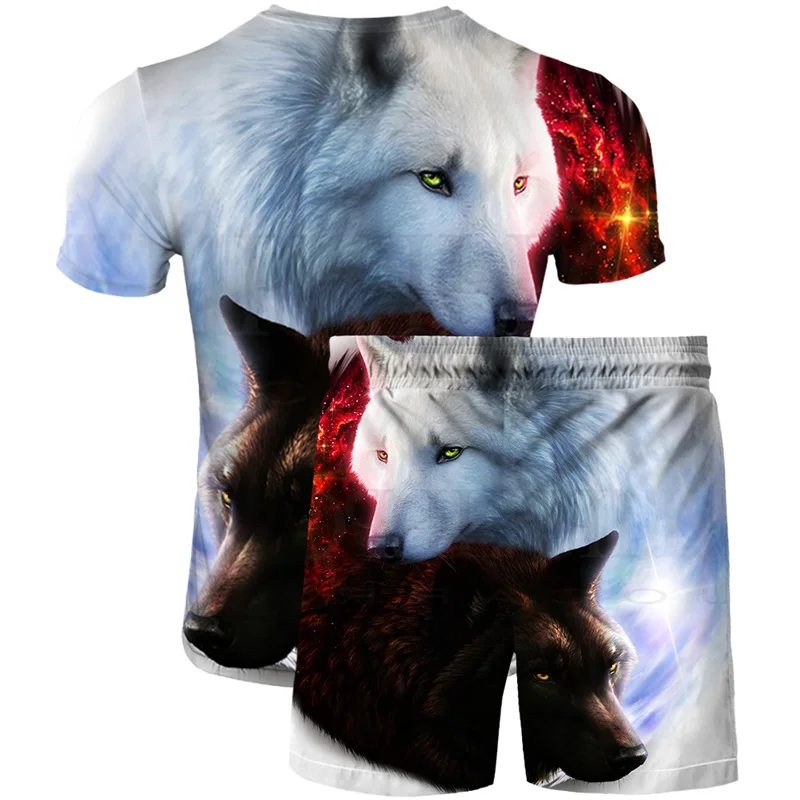 The latest men's and women's 3D printing beachwear fashion boutique short-sleeved T-shirt wolf head element printing in 2021
The latest men's and women's 3D printing beachwear fashion boutique short-sleeved T-shirt wolf head element printing in 2021