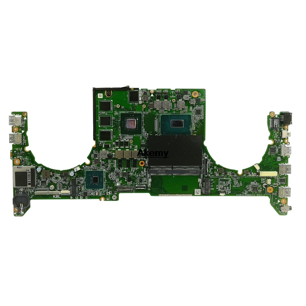 DABKLAMB8B0 Motherboard For Asus GL503VD GL503V laptop Mainboard GTX 1050 4GB i7-7700HQ | Компьютеры и офис