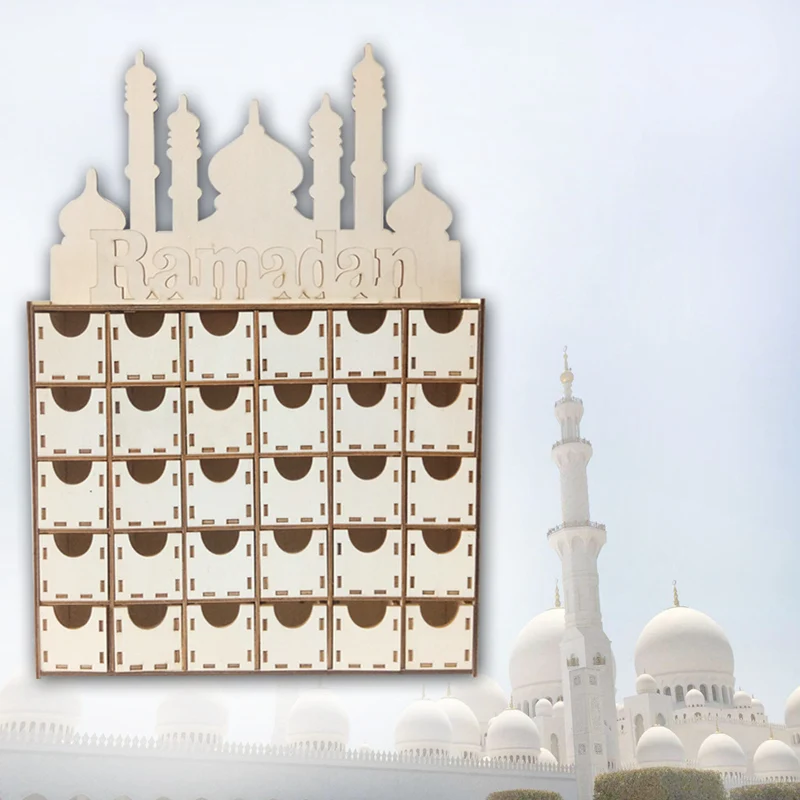 Zerolife EID Mubarak Decorations Countdown Calendar Advent Wooden Castle Drawer Castle Table Decorations For Muslim Ramadan Carf
Zerolife EID Mubarak Decorations Countdown Calendar Advent Wooden Castle Drawer Castle Table Decorations For Muslim Ramadan Carf