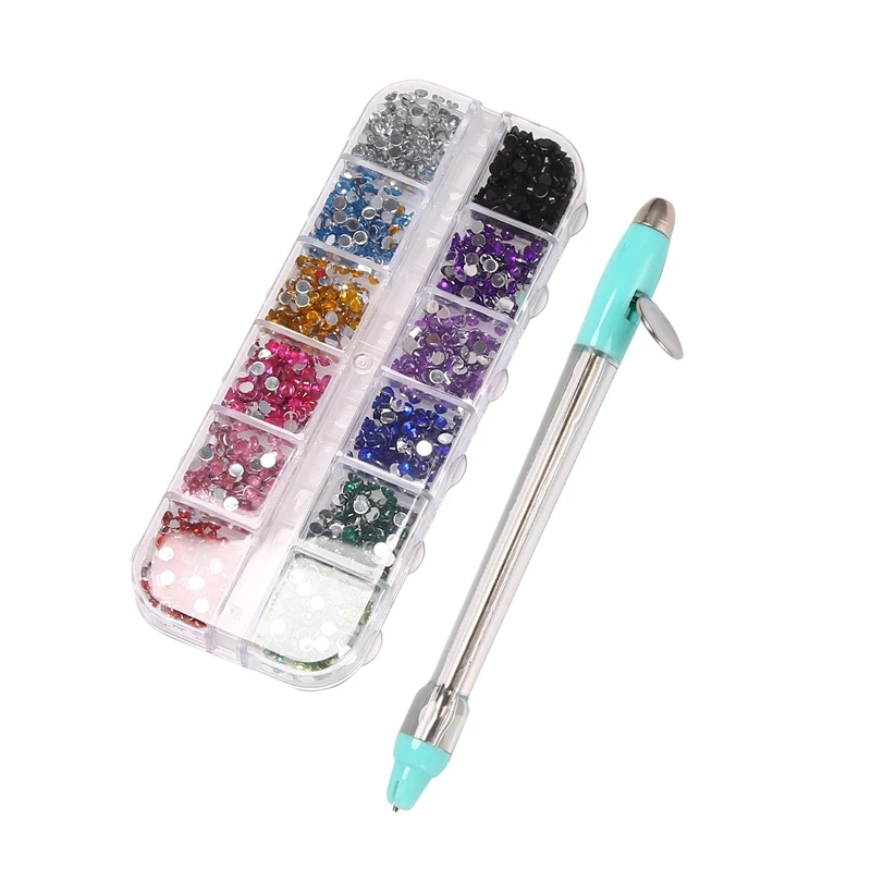 Multifunctional Nail Point Diamond Pen Point Diamond Pen Rhinestone Diamond Painting Cross Stitch Embroidery Tool
Multifunctional Nail Point Diamond Pen Point Diamond Pen Rhinestone Diamond Painting Cross Stitch Embroidery Tool