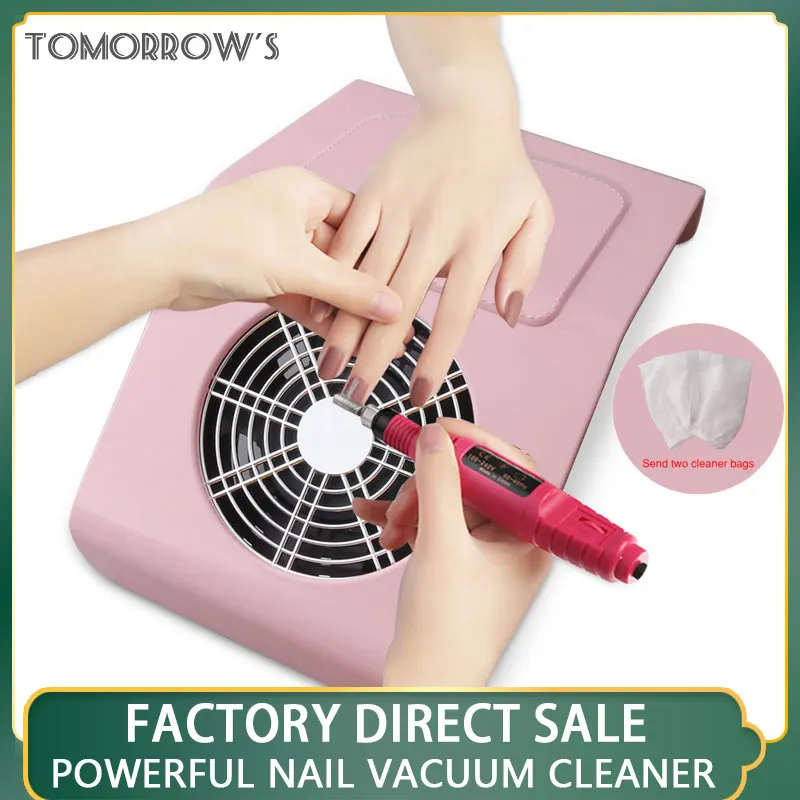 Nail Vacuum Cleaner Fan Dust Collector Manicure Tools Powerful Vacuum Manicure Machine with 2 Dust Bags Salon Manicure Equipment
Nail Vacuum Cleaner Fan Dust Collector Manicure Tools Powerful Vacuum Manicure Machine with 2 Dust Bags Salon Manicure Equipment
