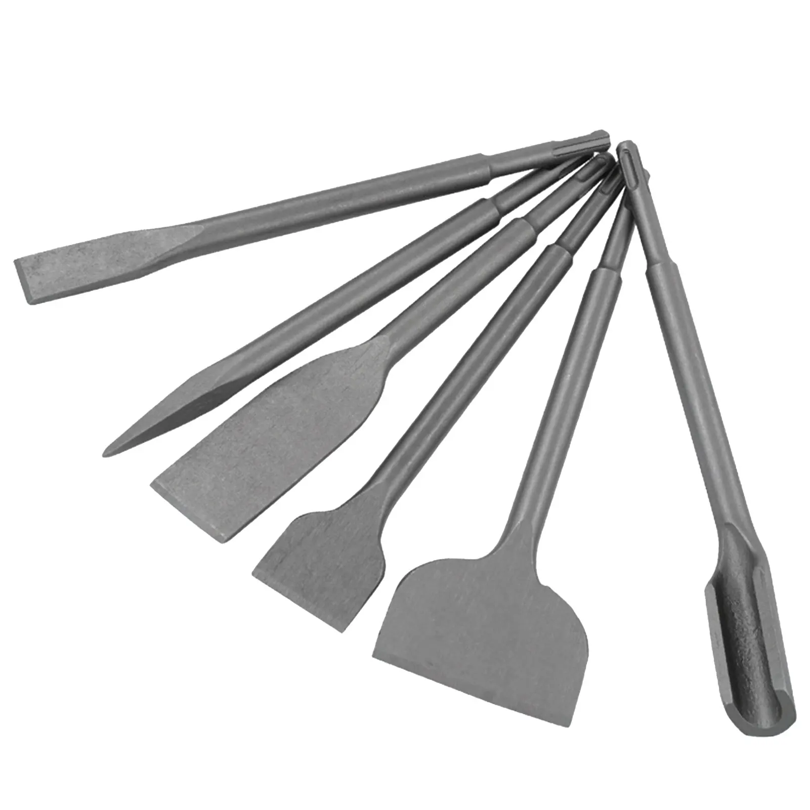 6pcs Alloy Chisel Set Grooving Scraping Heavy Duty Concrete Brick Stone Drill Bits Multipurpose Non-Slip Flat Point For Tile
6pcs Alloy Chisel Set Grooving Scraping Heavy Duty Concrete Brick Stone Drill Bits Multipurpose Non-Slip Flat Point For Tile