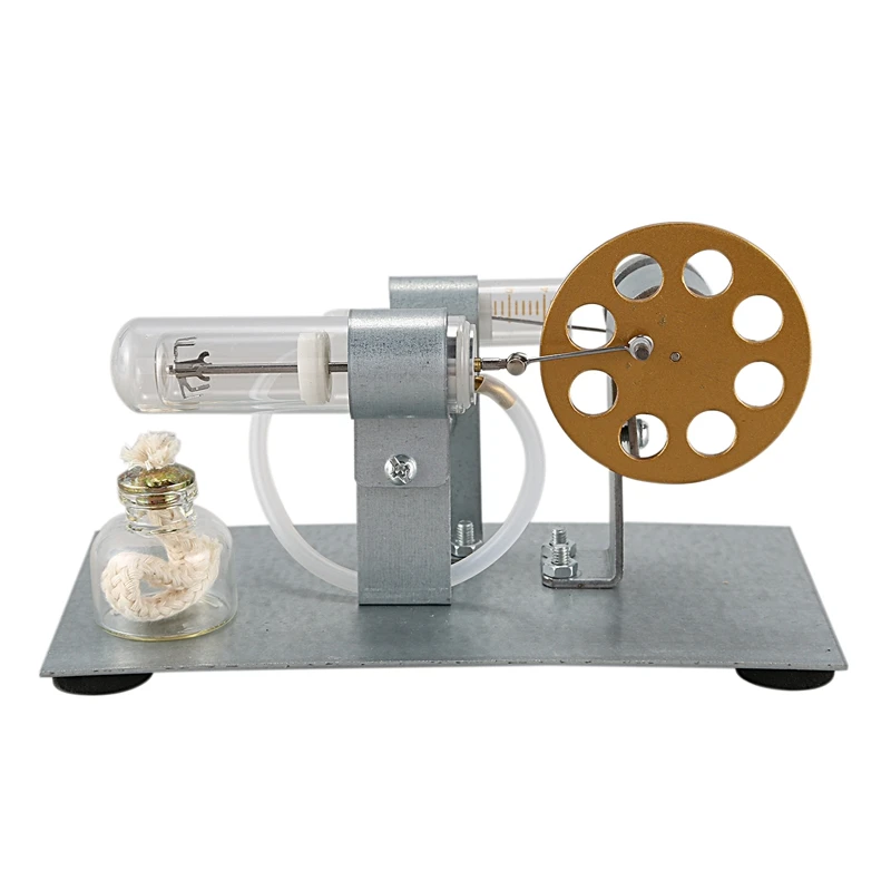 Hot Air Stirling Engine Model Electric Generator Motor Physics Steam Power Toy
Hot Air Stirling Engine Model Electric Generator Motor Physics Steam Power Toy