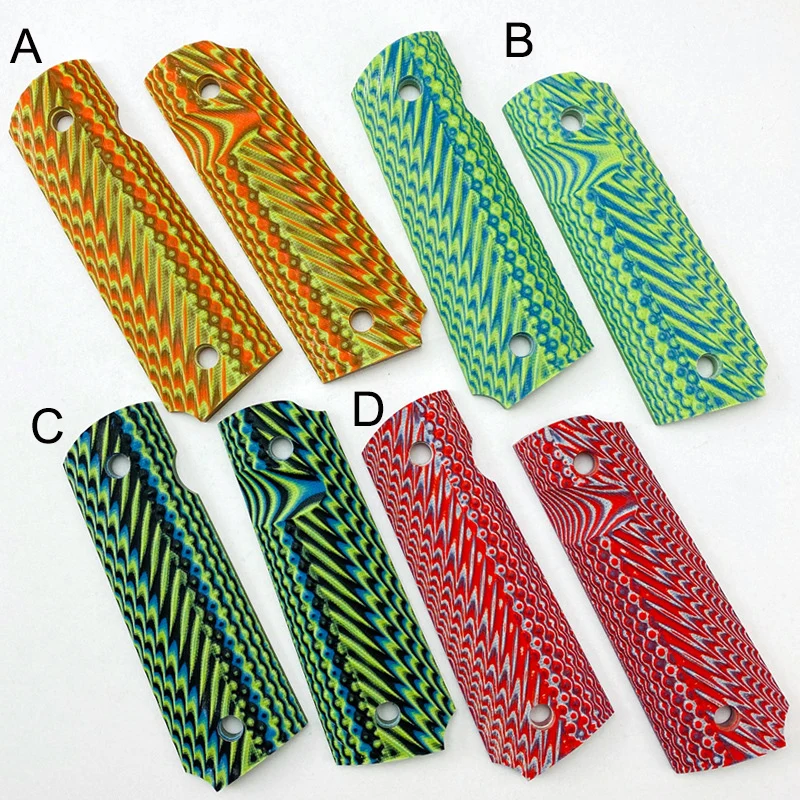 2Pieces tactics pistol 1911 Grips Green yellow G10 Grips custom Grips CNC Material 1911 accessories
2Pieces tactics pistol 1911 Grips Green yellow G10 Grips custom Grips CNC Material 1911 accessories
