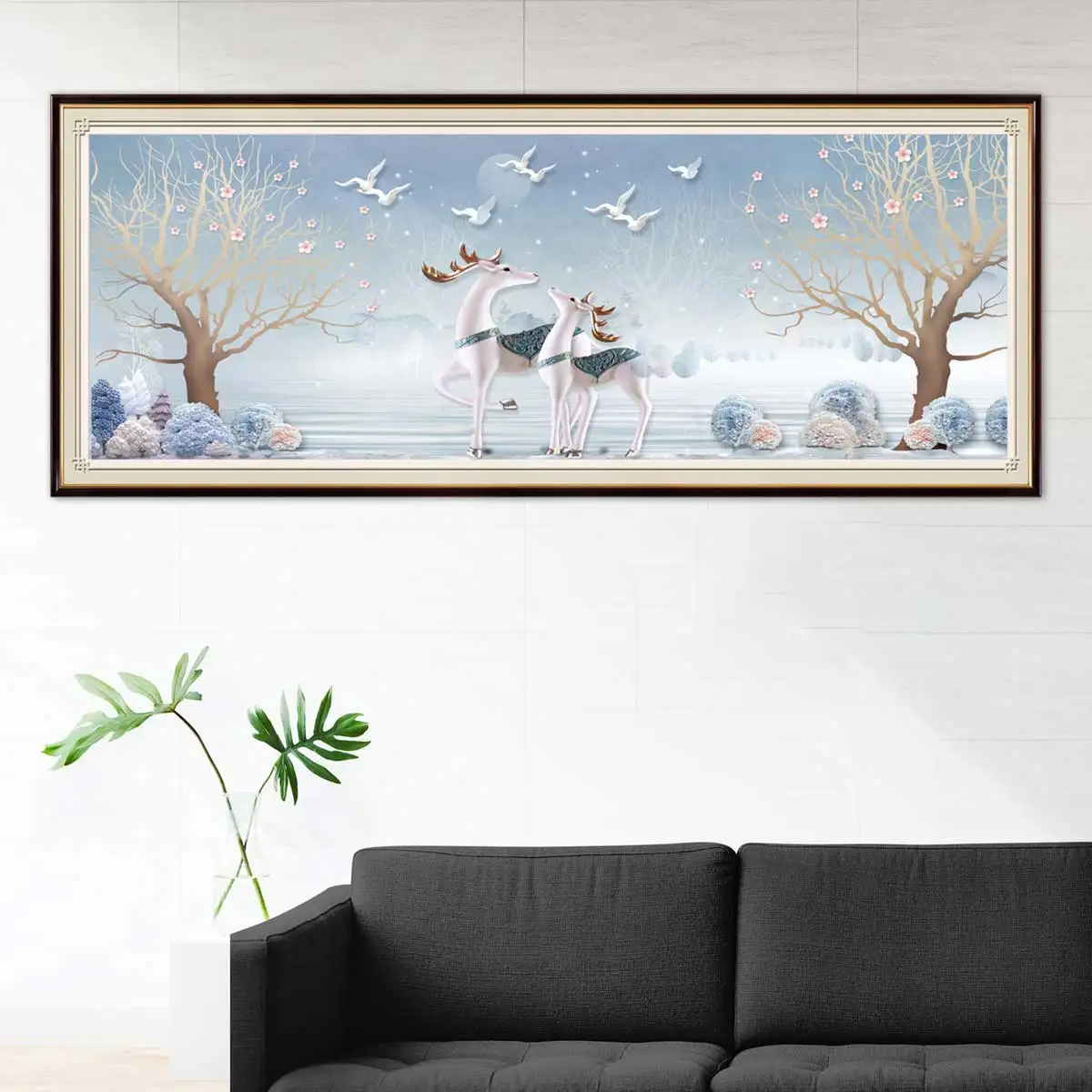 5D Diamond Embroidery Deer Animals Full Round Square Diamond Painting Winter Scenery Mosaic Rhinestones Pictures Home Decor Gift
5D Diamond Embroidery Deer Animals Full Round Square Diamond Painting Winter Scenery Mosaic Rhinestones Pictures Home Decor Gift