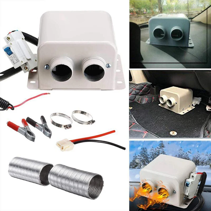 800W Auto Car Heater 12V 2 Hole Heating Defroster Demister Electric Heater Heating Fan Windshield Dryer Car Air Heater
800W Auto Car Heater 12V 2 Hole Heating Defroster Demister Electric Heater Heating Fan Windshield Dryer Car Air Heater