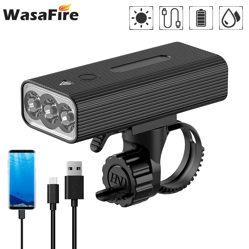 T6/L2 LED Bike Light USB Power Bank Charging 6400mAh Capacity Cycle Riding Lamp Road MTB Headlight Bicycle Lighting Accessory
T6/L2 LED Bike Light USB Power Bank Charging 6400mAh Capacity Cycle Riding Lamp Road MTB Headlight Bicycle Lighting Accessory