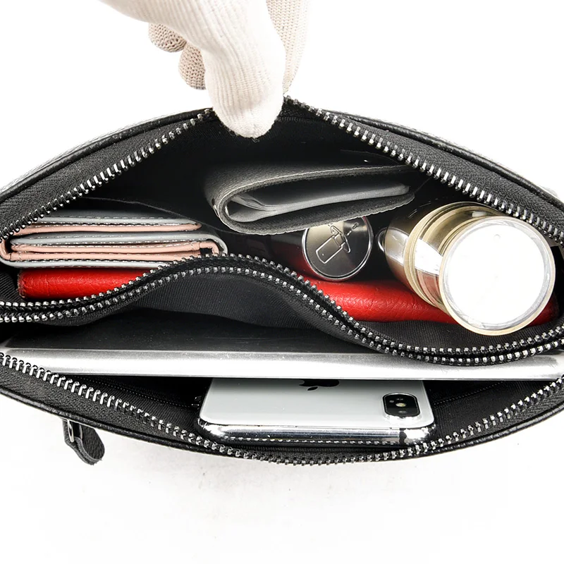 Luxury Lady Handbag Leather Designer Packet Cowhide Fashion One-Shoulder Messenger Bags Large Capacity Travel Leisure Bag
Luxury Lady Handbag Leather Designer Packet Cowhide Fashion One-Shoulder Messenger Bags Large Capacity Travel Leisure Bag