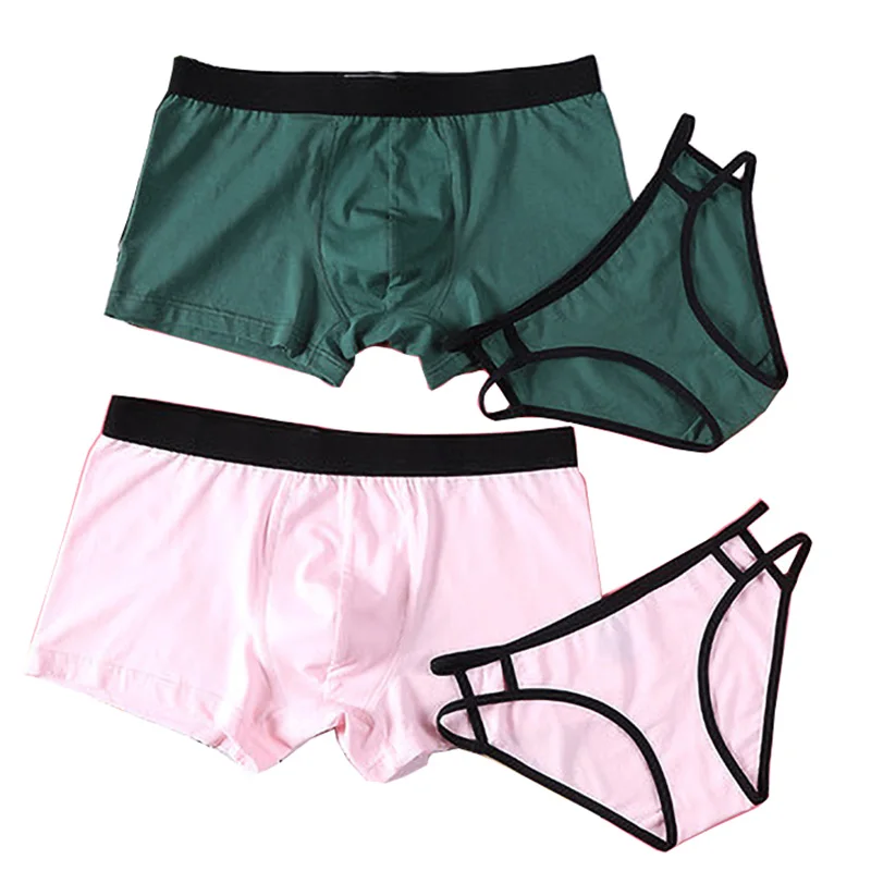 New Fashion Couple Underwear Set Cotton Panties Than Heart Mens Underwear Boxers Women Panties for Lover's UnderPants
New Fashion Couple Underwear Set Cotton Panties Than Heart Mens Underwear Boxers Women Panties for Lover's UnderPants