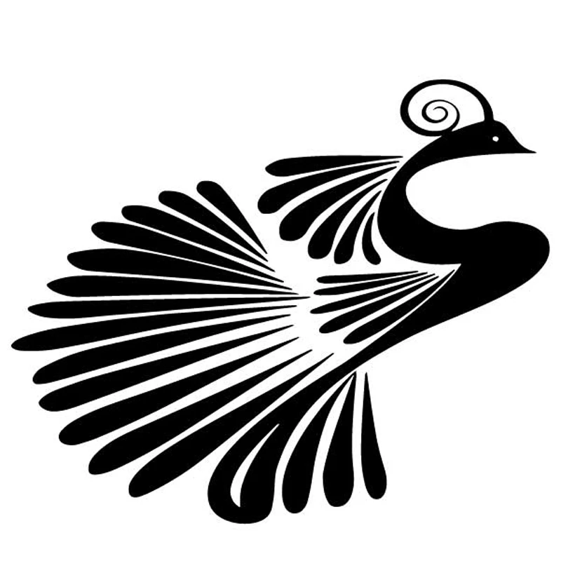 Car Sticker Peacock Design Car Trunk PVC Waterproof and Sun Protection Decals Black/silver 16.2cm * 13.4cm
Car Sticker Peacock Design Car Trunk PVC Waterproof and Sun Protection Decals Black/silver 16.2cm * 13.4cm