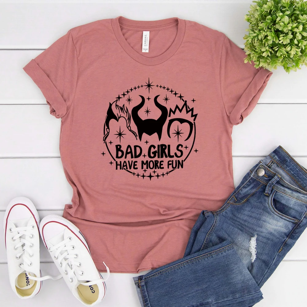 Women Cool Shirt Bad Girls Have More Fun Shirts Funny Villains Tee Evil Queen Ursula Shirts Matching Squad Goals Tees
Women Cool Shirt Bad Girls Have More Fun Shirts Funny Villains Tee Evil Queen Ursula Shirts Matching Squad Goals Tees