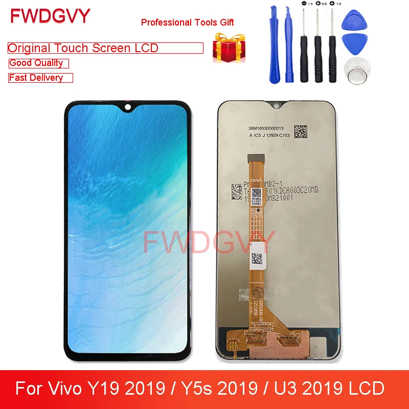 Оригинальный 6,5 "Новый ЖК-дисплей для Vivo Y19 2019, фотодатчик для Vivo Y5s 2019 / U3 2019 LCD s
Оригинальный 6,5 "Новый ЖК-дисплей для Vivo Y19 2019, фотодатчик для Vivo Y5s 2019 / U3 2019 LCD s