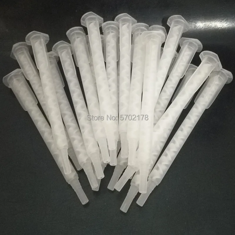 100pcs 103mm Plastic Resin Static Mixer Mixing Nozzles Set For 50ml and 37ml Duo Pack Epoxies
100pcs 103mm Plastic Resin Static Mixer Mixing Nozzles Set For 50ml and 37ml Duo Pack Epoxies