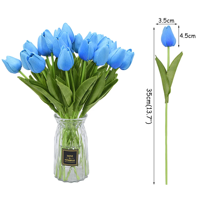 10PCS Tulip Artificial Flower Real Touch Artificial Bouquet Fake Flower for Wedding Decoration Flowers Home Garen Decor 2021 
10PCS Tulip Artificial Flower Real Touch Artificial Bouquet Fake Flower for Wedding Decoration Flowers Home Garen Decor 2021