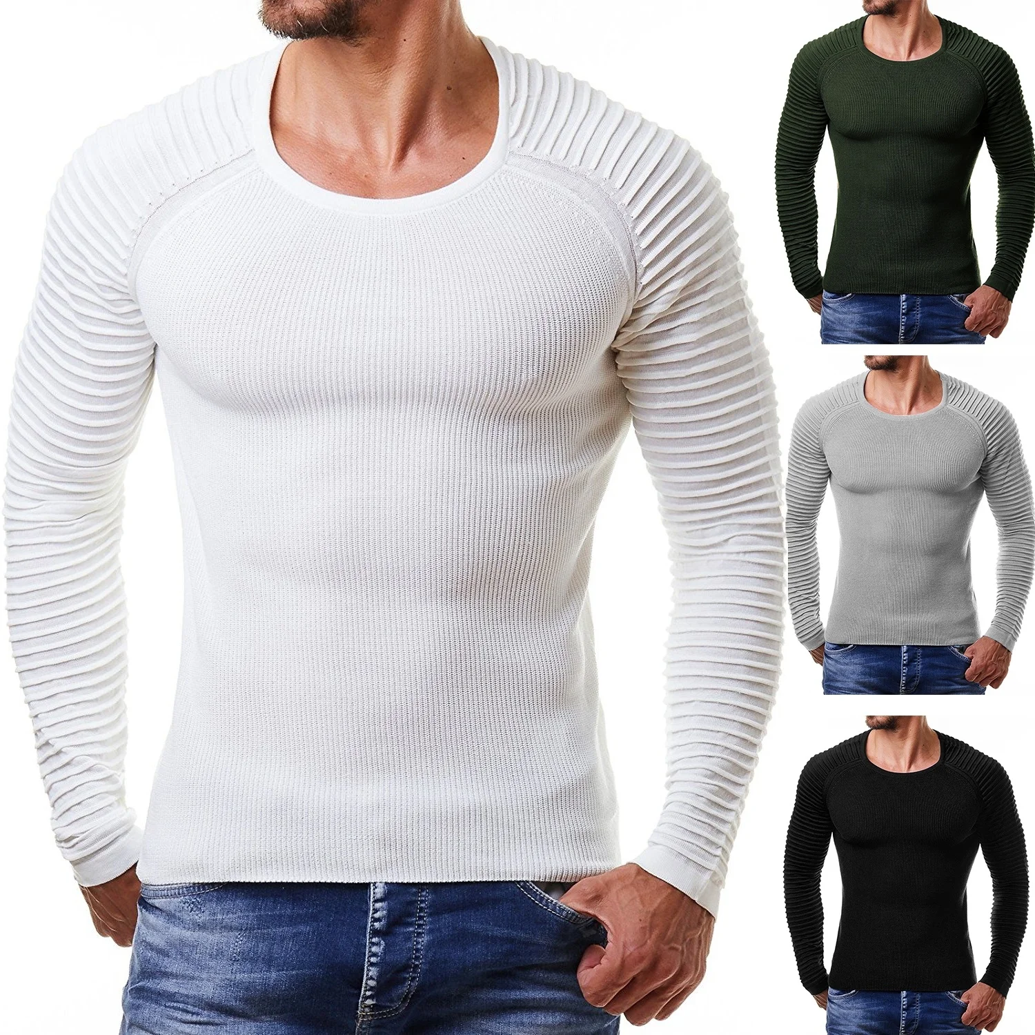 Mens Knitted Sweater Men Casual Fashion Clothing Long Sleeve O-Neck Knitted Sweater Male Vintage Sweater Stripe Pullovers 
Mens Knitted Sweater Men Casual Fashion Clothing Long Sleeve O-Neck Knitted Sweater Male Vintage Sweater Stripe Pullovers