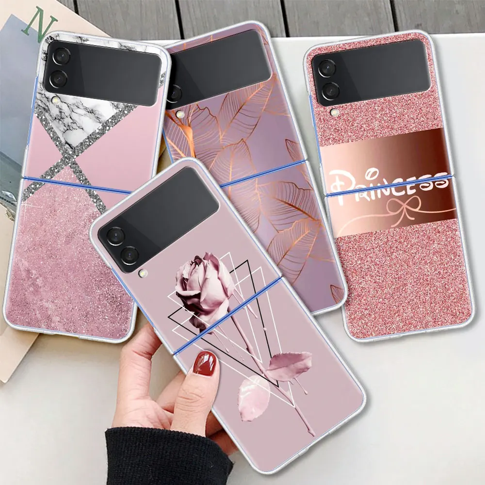 Clear Case for Samsung Z Flip3 5G Phone Cover for Galaxy ZFlip 3 Hard Silicone Funda For Z Flip3 Capa Rose Pink Pattern
Clear Case for Samsung Z Flip3 5G Phone Cover for Galaxy ZFlip 3 Hard Silicone Funda For Z Flip3 Capa Rose Pink Pattern