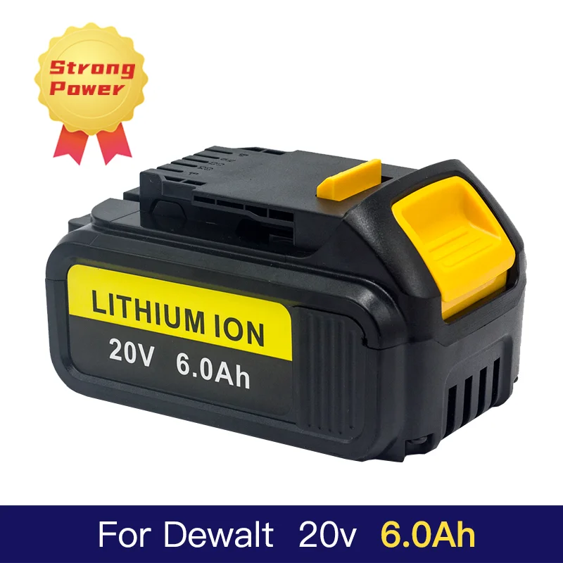 Оригинальный перезаряжаемый литий-ионный аккумулятор 20 в 6 Ач для Dewalt DCB205 DCB203 Power + 3A
Оригинальный перезаряжаемый литий-ионный аккумулятор 20 в 6 Ач для Dewalt DCB205 DCB203 Power + 3A