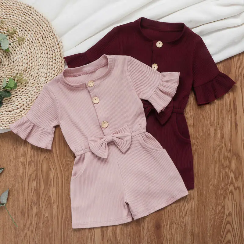 Toddler Baby Girls 1T-5T Bodysuit Bow Romper Jumpsuit Sunsuit Clothes Overall Outfits
Toddler Baby Girls 1T-5T Bodysuit Bow Romper Jumpsuit Sunsuit Clothes Overall Outfits