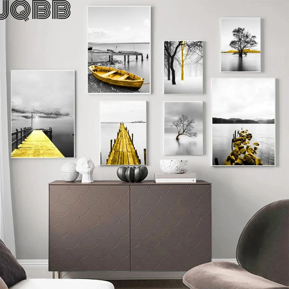 Aesthetic Landscape Canvas Painting Black And White Gold Hazy Lake Fashion Poster Office Living Room Home Decoration Mural
Aesthetic Landscape Canvas Painting Black And White Gold Hazy Lake Fashion Poster Office Living Room Home Decoration Mural