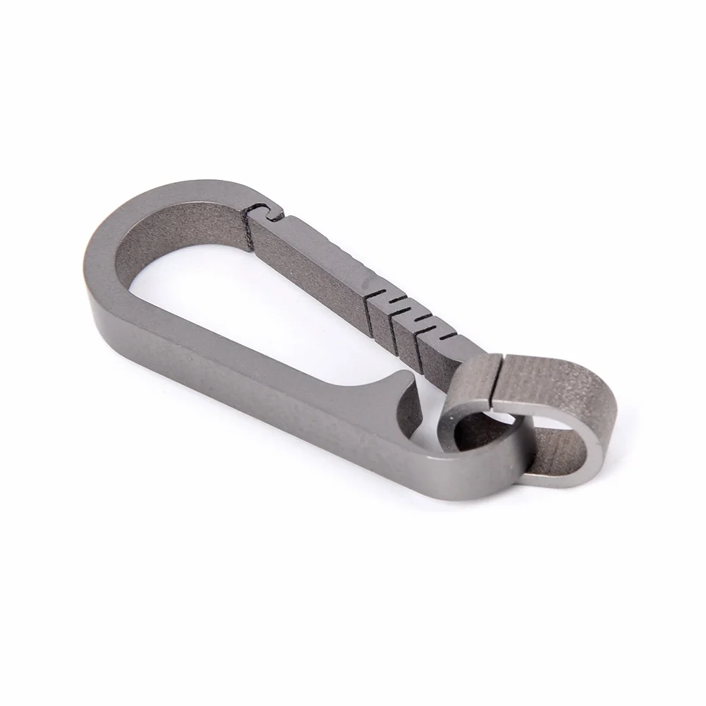55mm Keychain Men's Titanium Alloy Keychains Car Key Waist Keychain Pendant Hanging High Strength Corrosion Resi Backpack Buckle
55mm Keychain Men's Titanium Alloy Keychains Car Key Waist Keychain Pendant Hanging High Strength Corrosion Resi Backpack Buckle