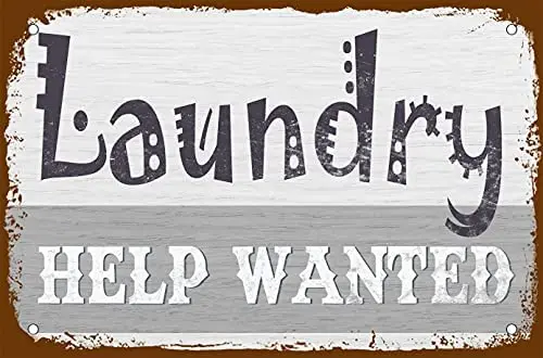 Metal Tin Sign Wall Decor Vintage Funny Art Decorative Vintage Rustic Farmhouse Family Thick Tinplate for Laundry Room 8x12 Inch
Metal Tin Sign Wall Decor Vintage Funny Art Decorative Vintage Rustic Farmhouse Family Thick Tinplate for Laundry Room 8x12 Inch