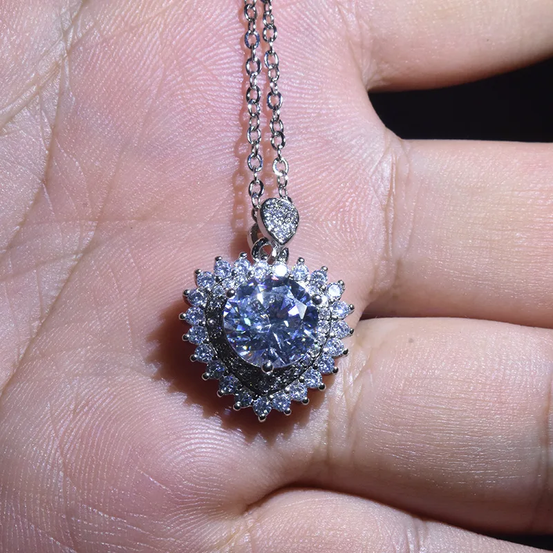 DIWENFU Natural Diamond Jewelry S925 Sterling Silver 45cm Necklace Bijoux Femme Pendant Women Jewelry Collares Mujer Gemstone
DIWENFU Natural Diamond Jewelry S925 Sterling Silver 45cm Necklace Bijoux Femme Pendant Women Jewelry Collares Mujer Gemstone