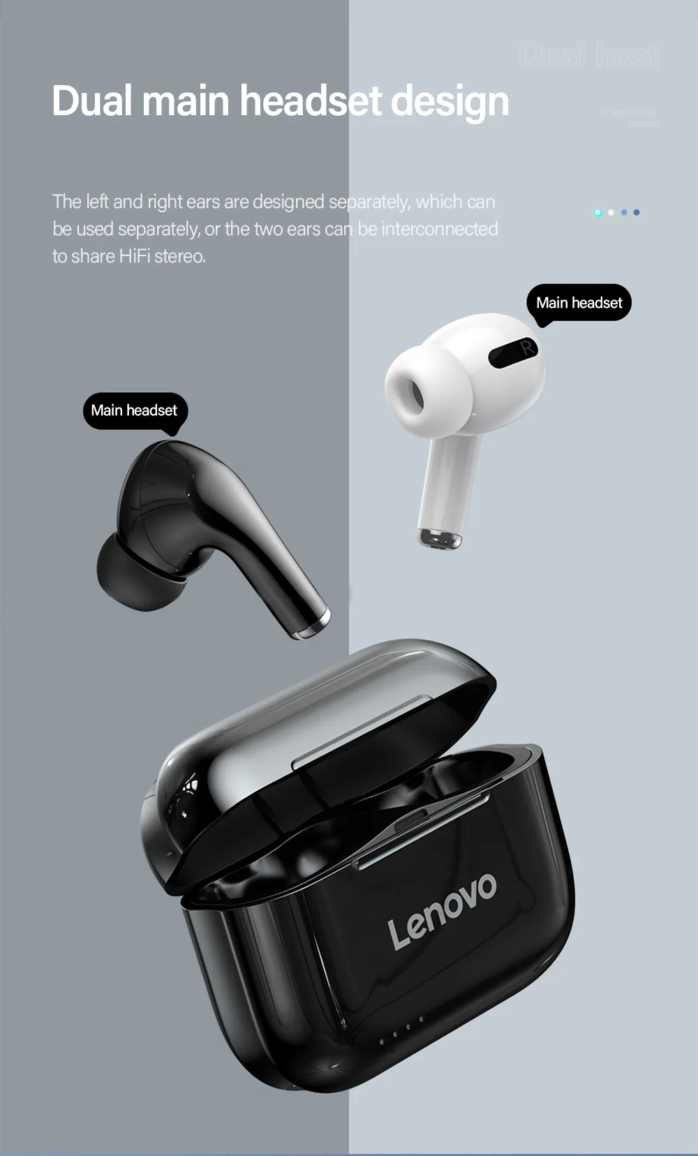 Наушники Lenovo LP1S Bluetooth 5,0 Беспроводные спортивные наушники с сенсорным управлением стерео HiFi Музыкальная гарнитура с микрофоном
Наушники Lenovo LP1S Bluetooth 5,0 Беспроводные спортивные наушники с сенсорным управлением стерео HiFi Музыкальная гарнитура с микрофоном