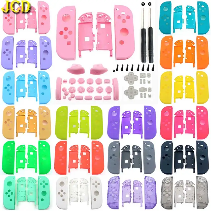 Чехол JCD для переключателя Joy-Con, пластиковый корпус для самостоятельной сборки, чехол для контроллера NS NX joycon с проводящими кнопками, винтам...
Чехол JCD для переключателя Joy-Con, пластиковый корпус для самостоятельной сборки, чехол для контроллера NS NX joycon с проводящими кнопками, винтам...