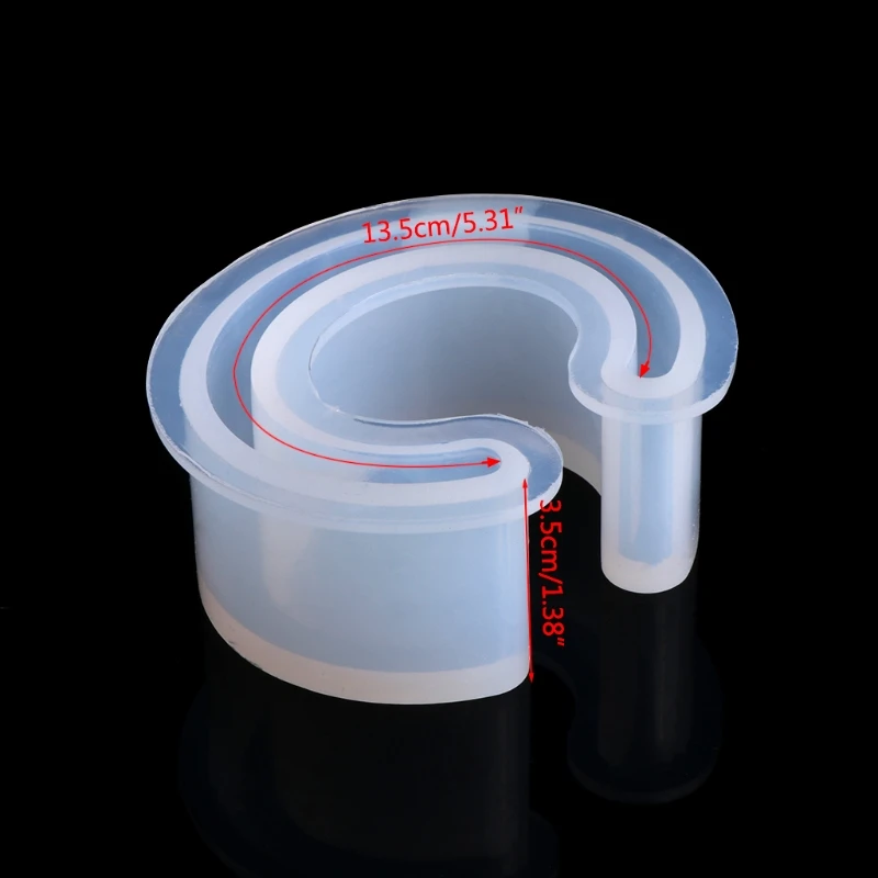 Open Cuff Silicone Mold Jewelry Making Bracelet Bangle Mould For Resin Flower DIY
Open Cuff Silicone Mold Jewelry Making Bracelet Bangle Mould For Resin Flower DIY