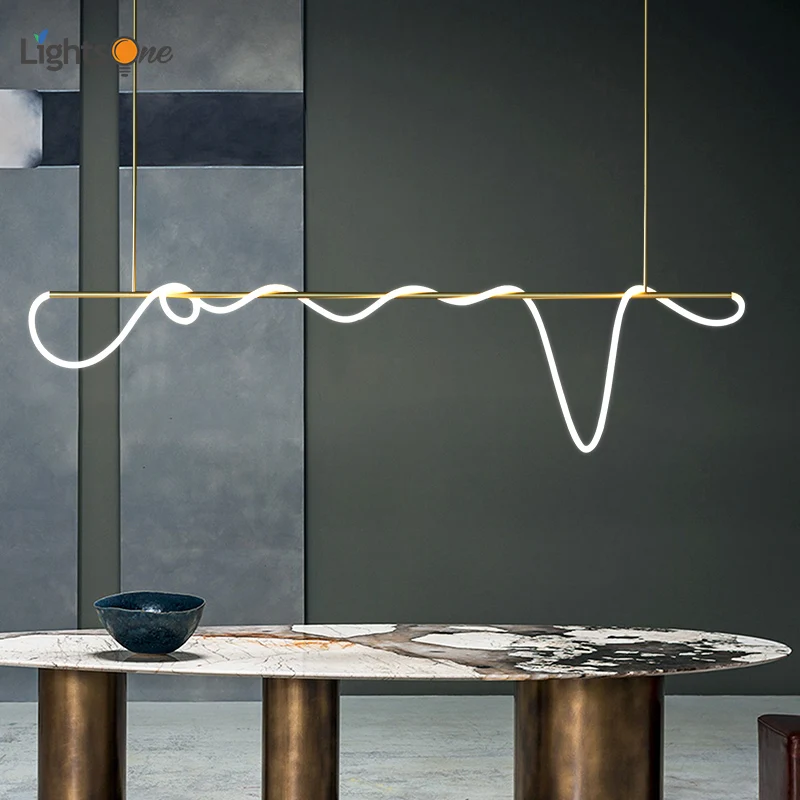 Nordic Light Luxury Lamps Postmodern Minimalist Chandelier Creative Line Lights Living Room Dining Lights LED Strip Lights
Nordic Light Luxury Lamps Postmodern Minimalist Chandelier Creative Line Lights Living Room Dining Lights LED Strip Lights
